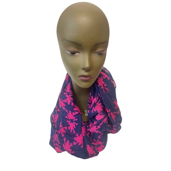 Lilly Pulitzer Frog Riley Infinity Scarf 2013 one size - Picture 1 of 5